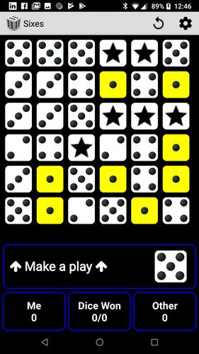 Schermata Sixes 1