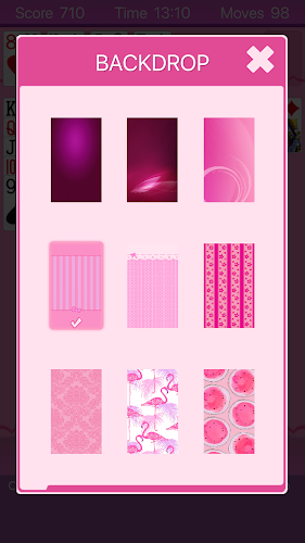 Pink Solitaire 螢幕截圖 1
