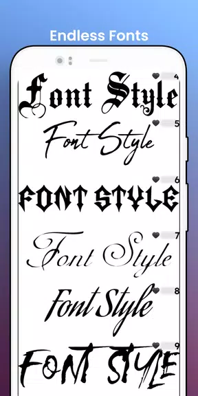 Fonts - Logo Maker 螢幕截圖 2