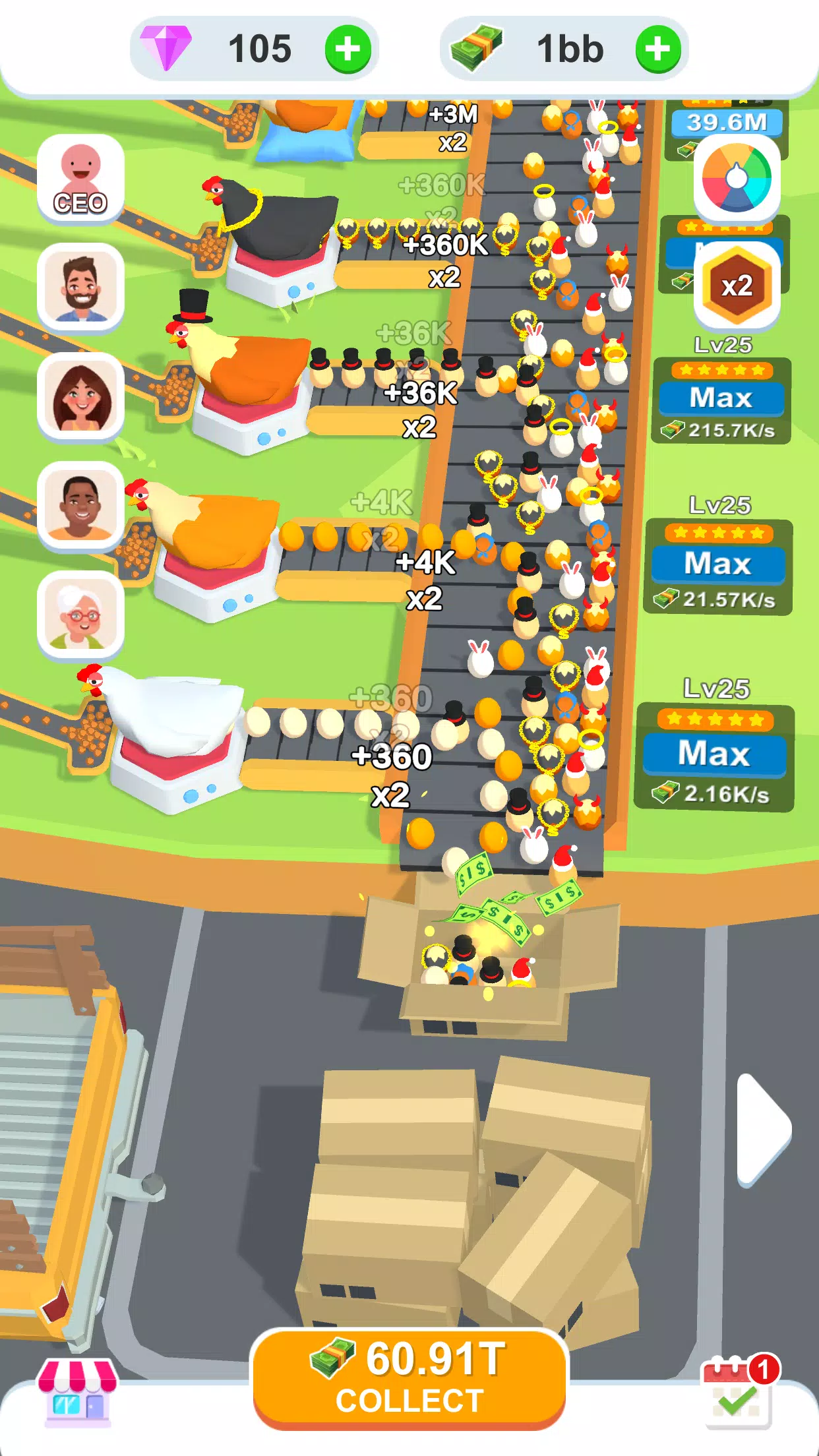 Idle Egg Factory Tangkapan skrin 1