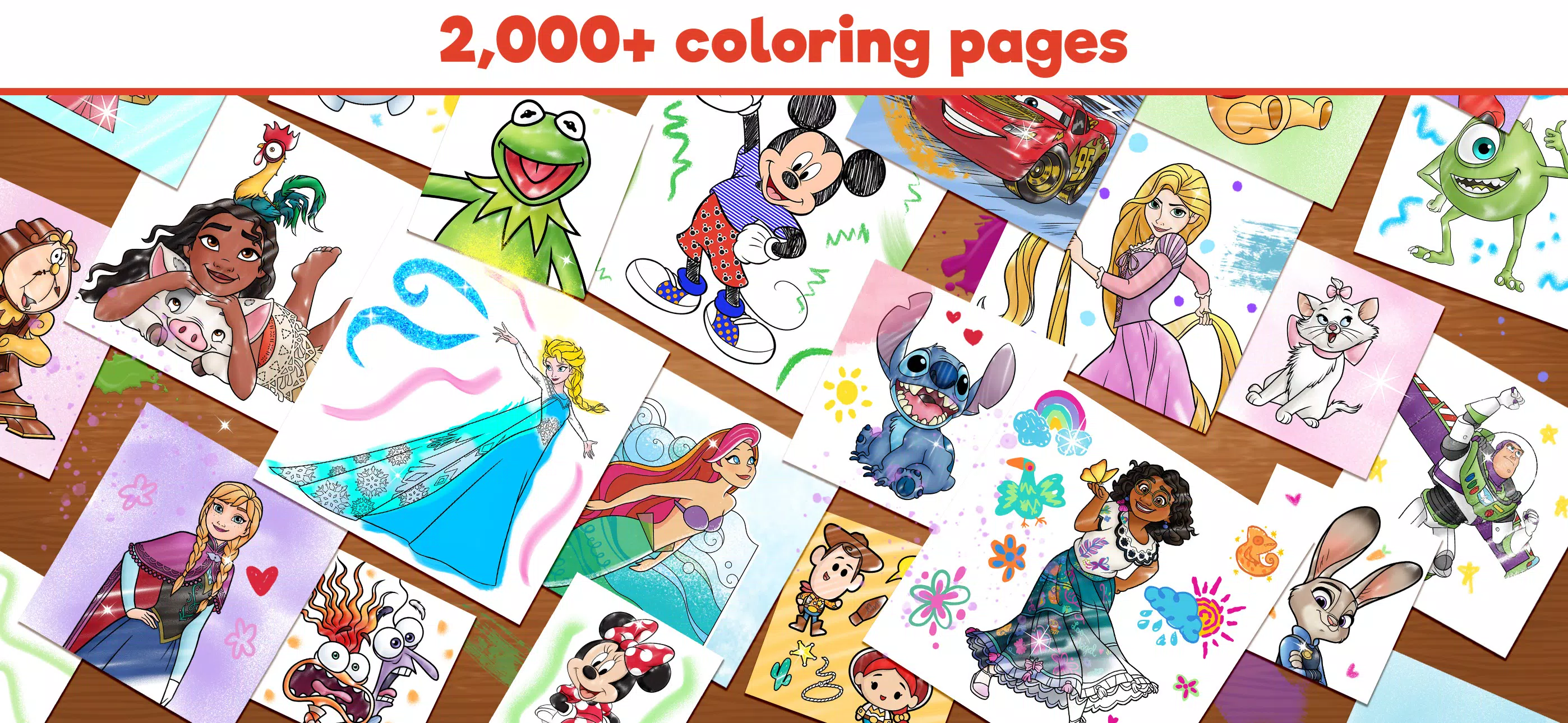 Disney Coloring World 螢幕截圖 1