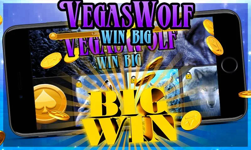 Schermata Vegas Wolf - Win Big Lucky Winter Slots 1