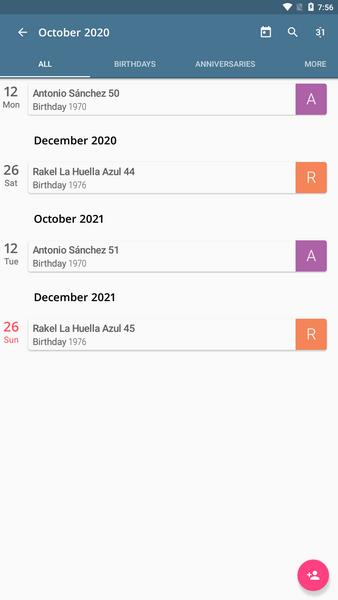 aCalendar - your calendar Screenshot 1