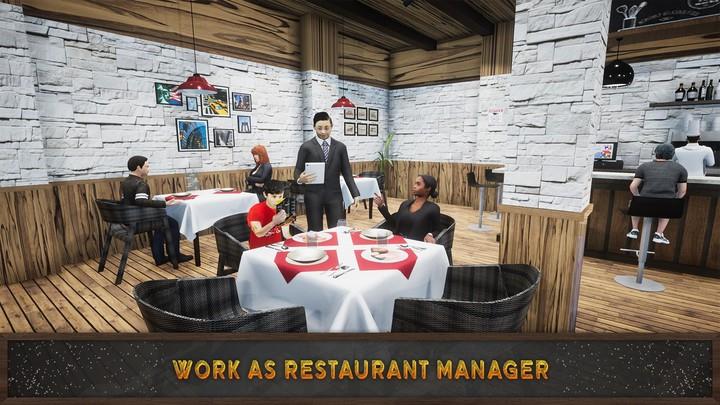 Cafe Restaurant Sim Food Games Скриншот 1