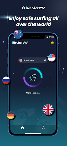 iRocketVPN - Secure VPN Proxy Скриншот 2