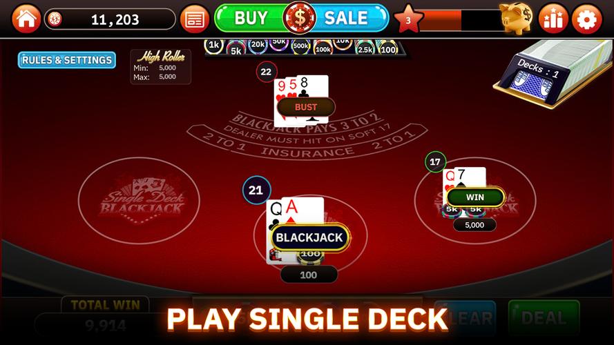 Blazing Bets Blackjack 21 ภาพหน้าจอ 3