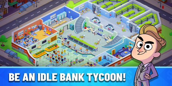 Idle Bank Tycoon: Money Empire 스크린샷 1