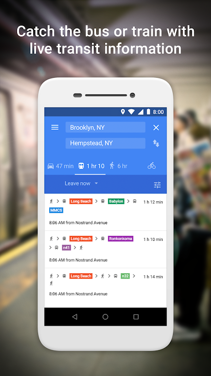 Google Maps Go - 路線、路況及大眾運輸 螢幕截圖 2