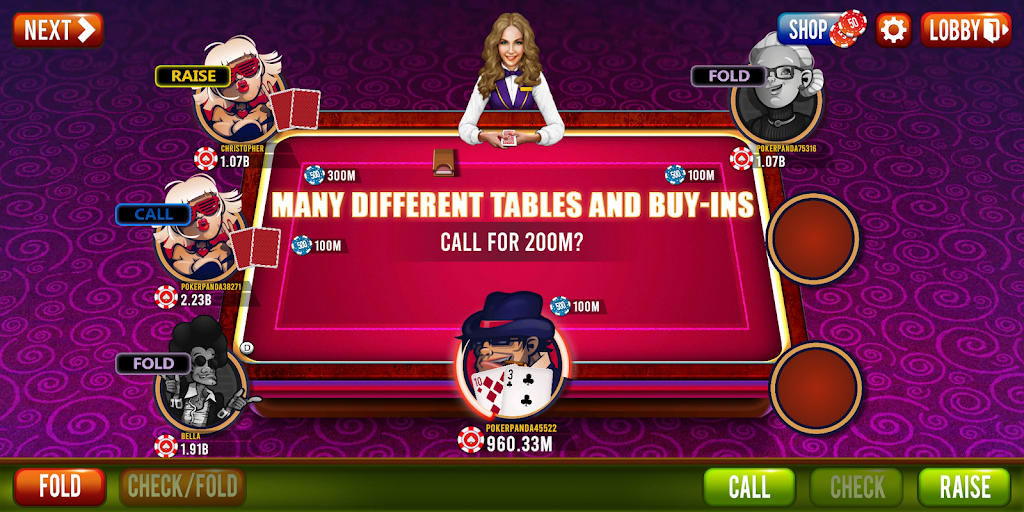 Schermata Poker Panda: World Poker Tour 1