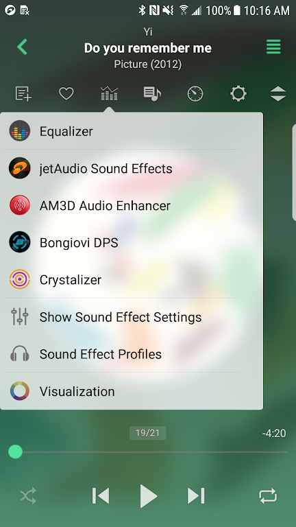 jetAudio+ Hi-Res Music Player Captura de tela 0