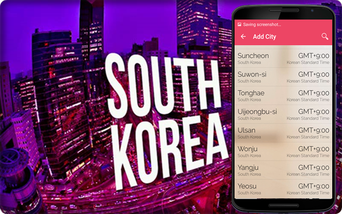 South Korea time 螢幕截圖 3