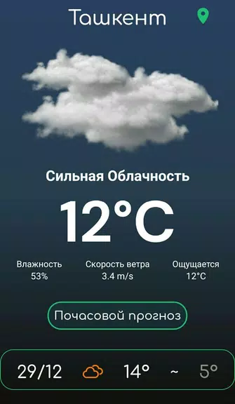 Погода Узбекистана 螢幕截圖 1