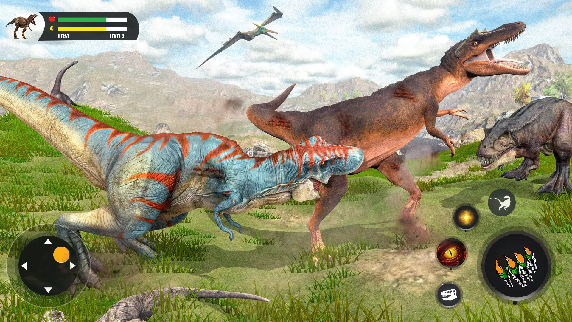 Real Dinosaur Simulator Games स्क्रीनशॉट 3