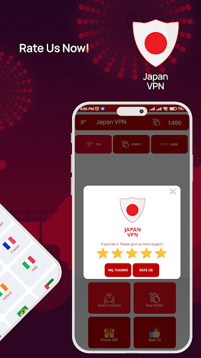 Japan VPN Get Japanese IP Capture d'écran 3