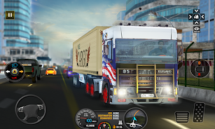 Euro Truck Transport Cargo Sim स्क्रीनशॉट 2