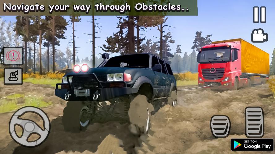 Prado Offroad Jeep Simulator Captura de tela 0