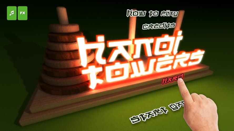 The Hanoi Towers Lite Schermafbeelding 0