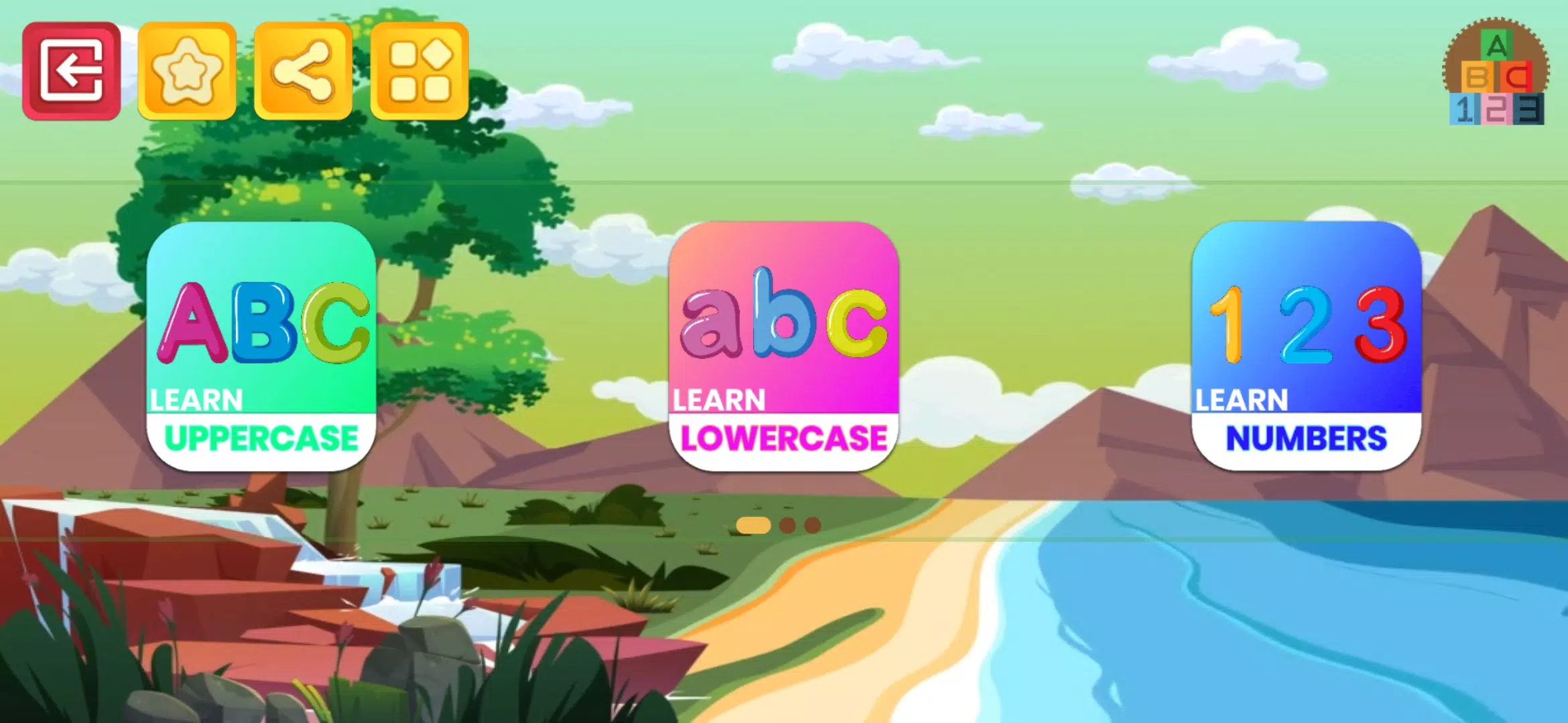 Learn numbers and letters 스크린샷 0