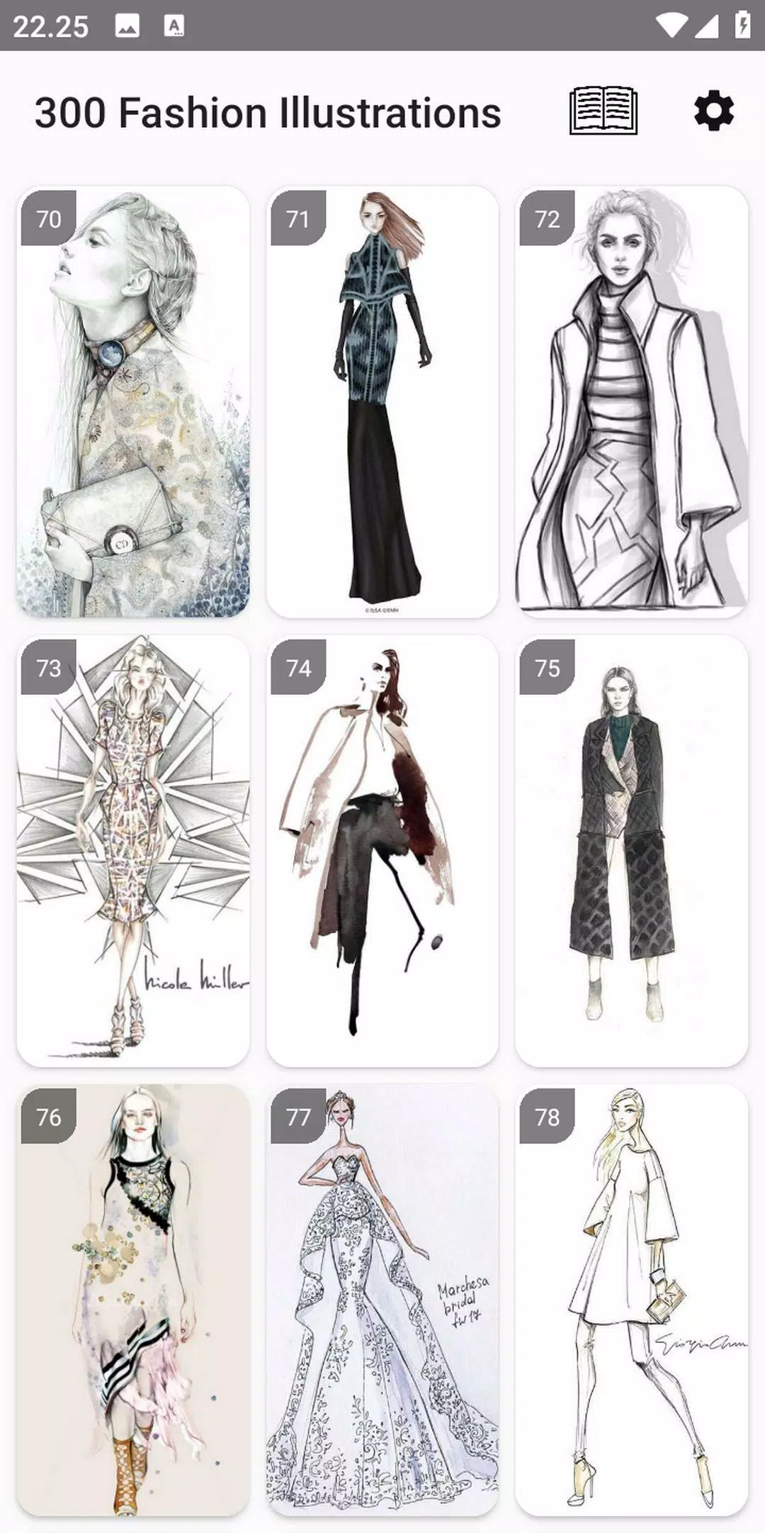300 Fashion Illustrations应用截图第3张