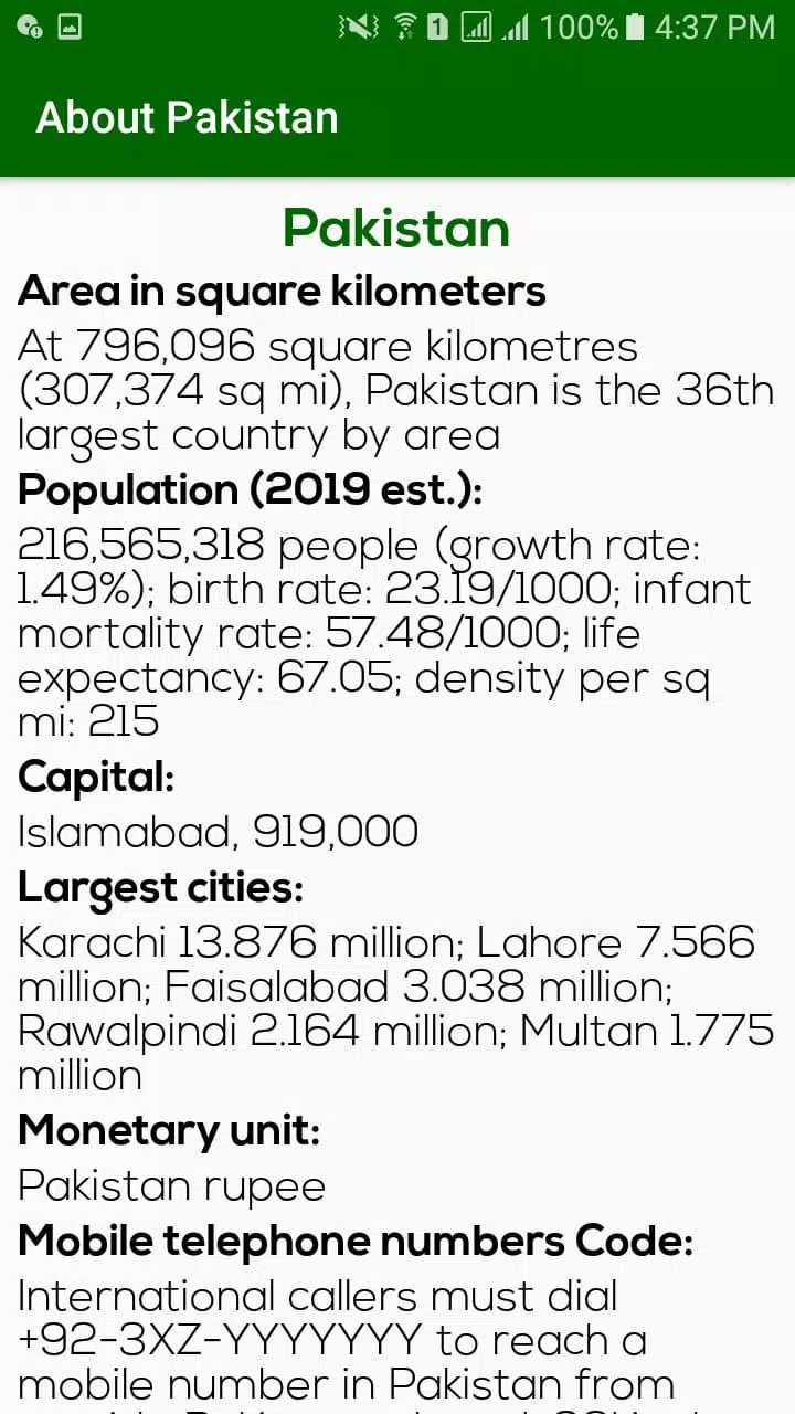 Pakistan Tourism App Zrzut ekranu 3