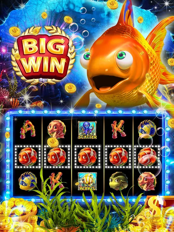 Goldfish Slots: Free Golden Casino Slot Machines 스크린샷 0