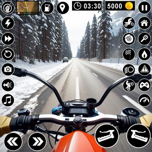 Bike Racing 3D: Moto Bike Game Screenshot 0