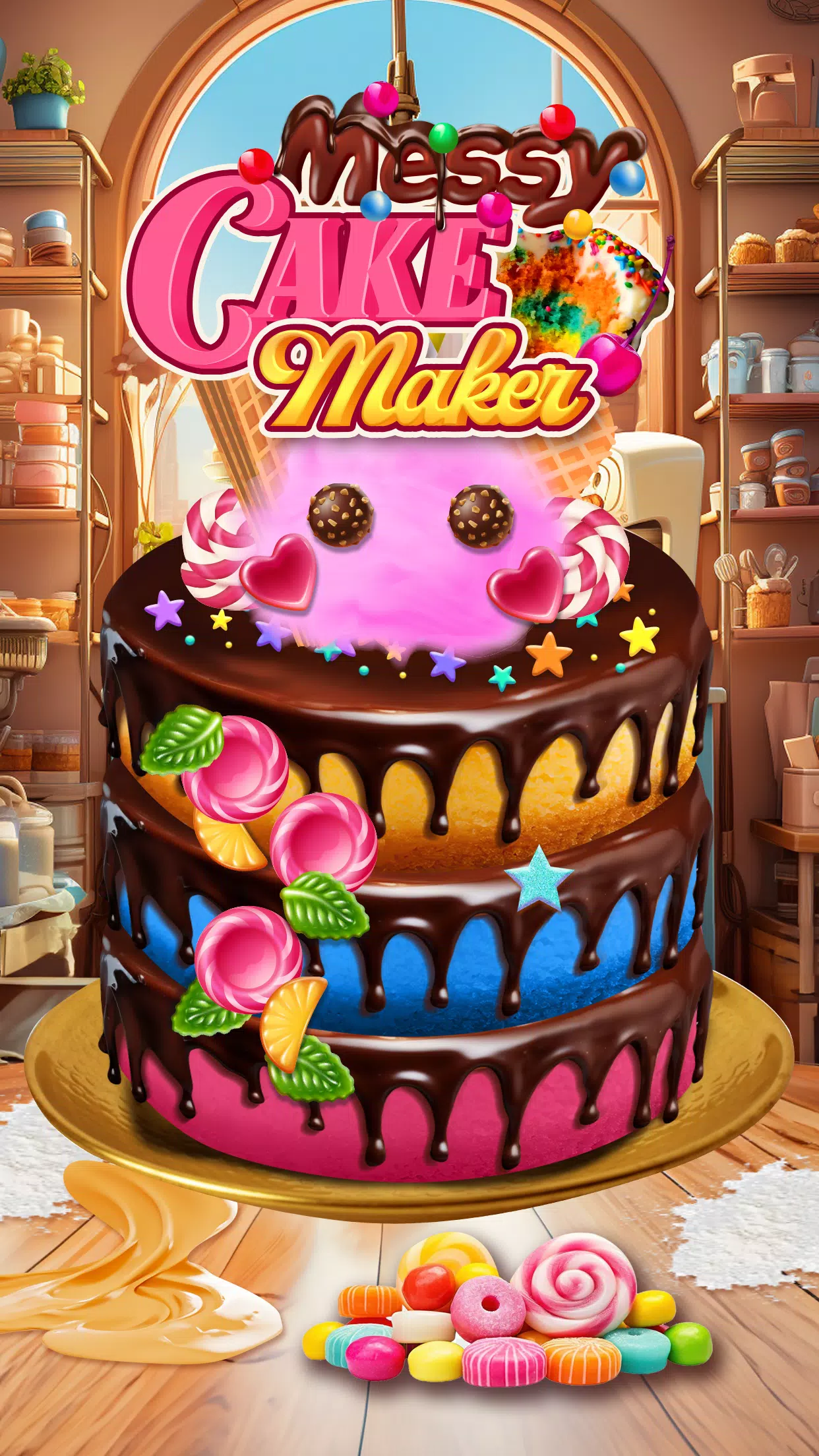 Messy Cake Maker Captura de tela 2