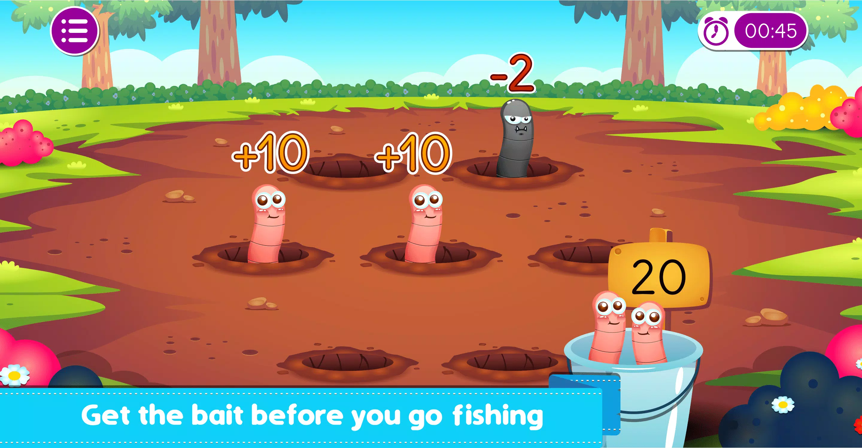 Marbel Fishing - Kids Games स्क्रीनशॉट 1