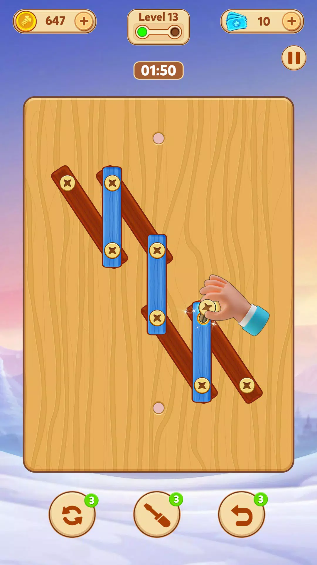 Unscrew Puzzle - Nuts & Bolts 스크린샷 0