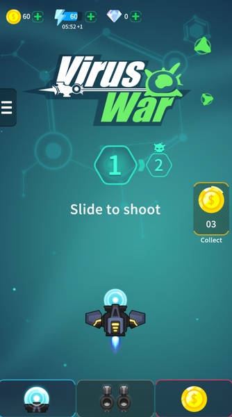 Virus War - Space Shooting Screenshot 2