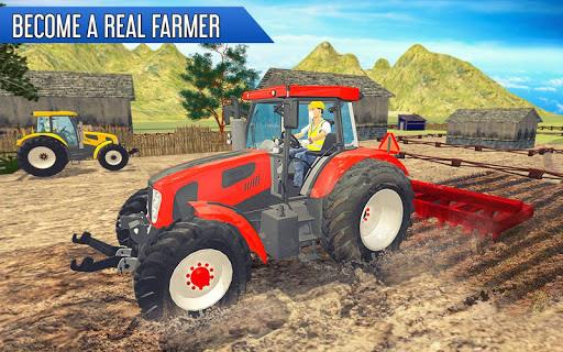 Tractor Farming Games 3D 螢幕截圖 2