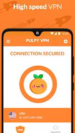 Pulpy VPN Unlimited VPN Proxy Captura de pantalla 0