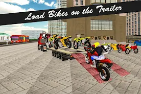 Bike Transport Truck 3D Screenshot 0