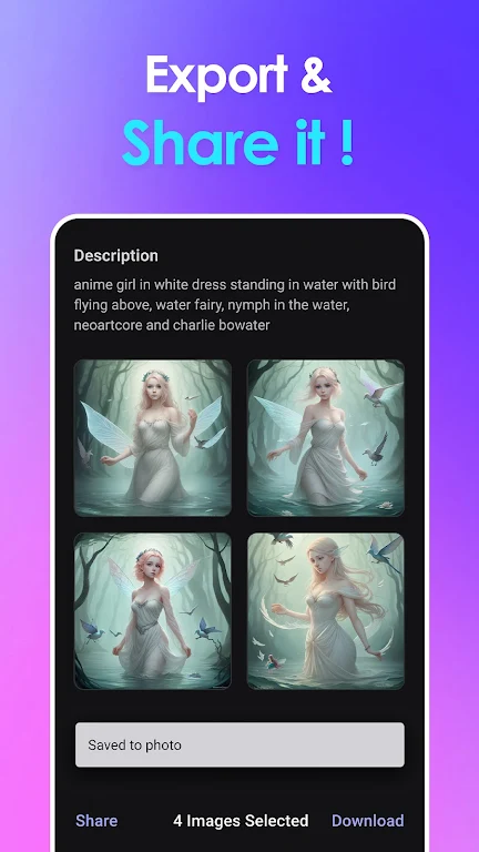 Vivid AI: AI Image Generator Скриншот 0