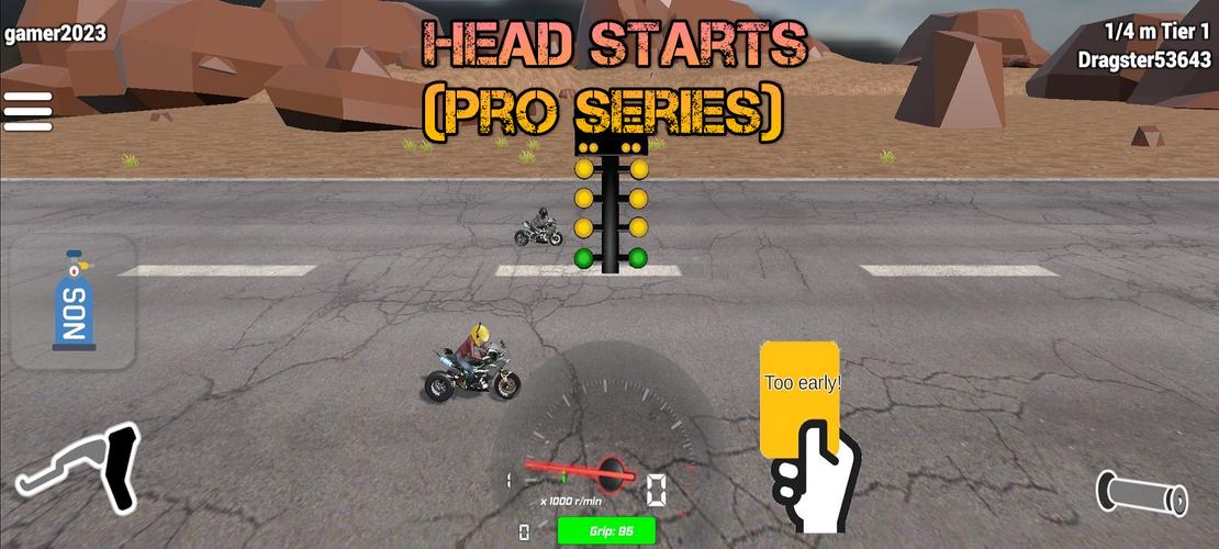 Drag Bikes 3 螢幕截圖 0