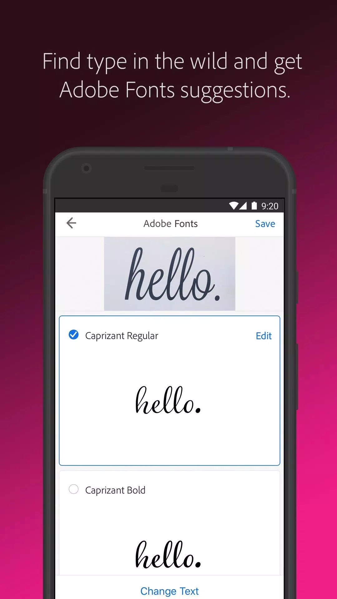 Adobe Capture Schermafbeelding 2