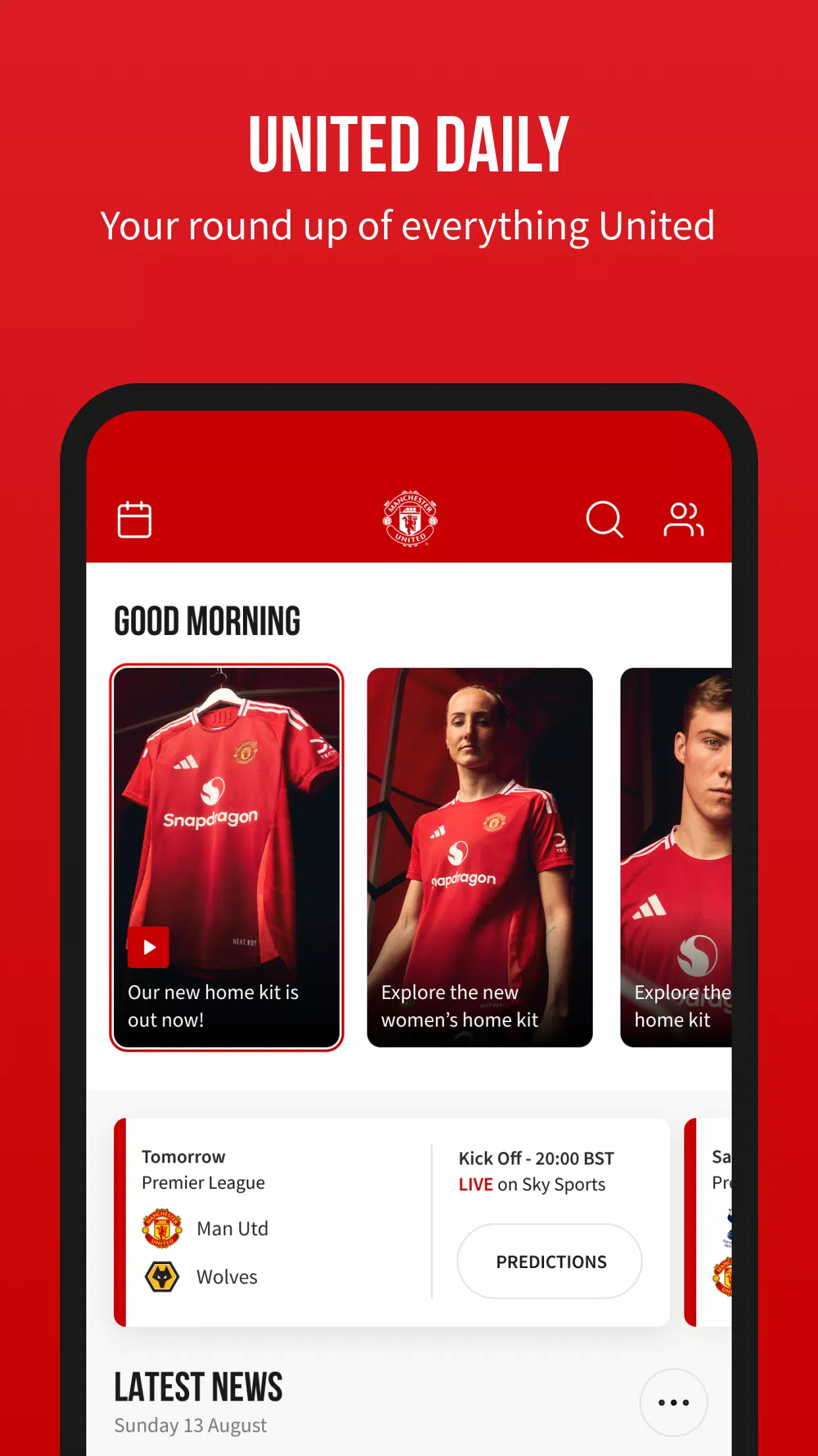 Manchester United Official App Ekran Görüntüsü 2