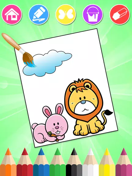 Coloring Games: Color Animals 螢幕截圖 1