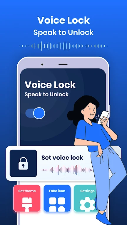 Voice Lock : Speak to Unlock Скриншот 0