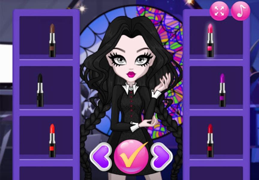 Wednesday Addams DressUp 螢幕截圖 3