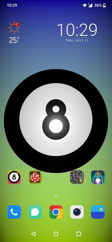 Magic 8 Ball Live Wallpaper 3D Schermafbeelding 0