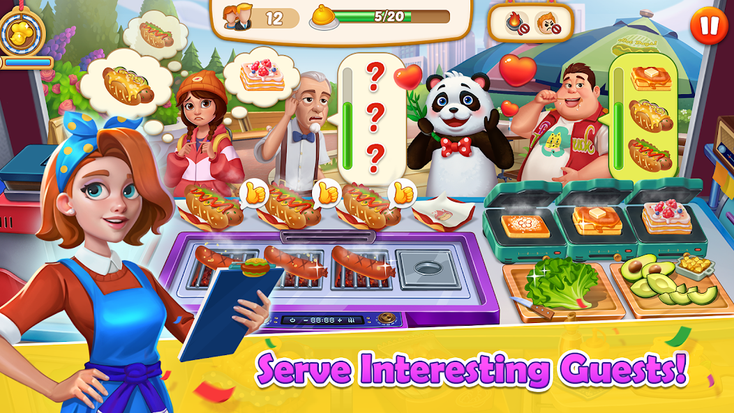 Rita's Food Truck:Cooking Game Mod Schermafbeelding 2