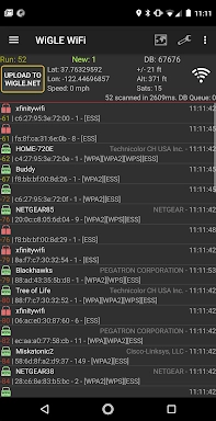 WiGLE WiFi Wardriving स्क्रीनशॉट 1