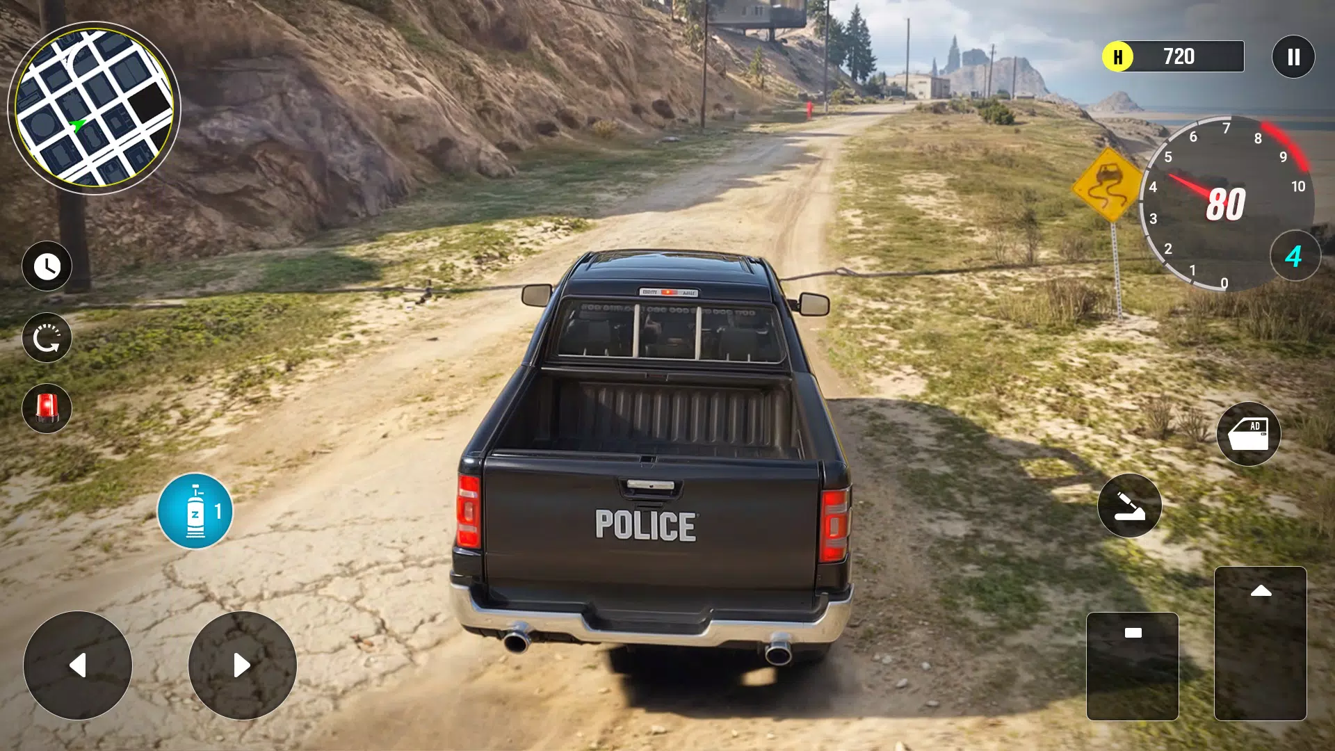 Police Van Crime Sim Games 螢幕截圖 1