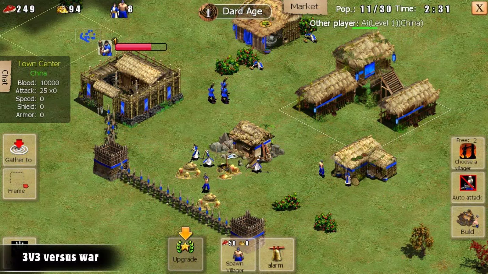 War of Empire Conquest:3v3 Captura de tela 0