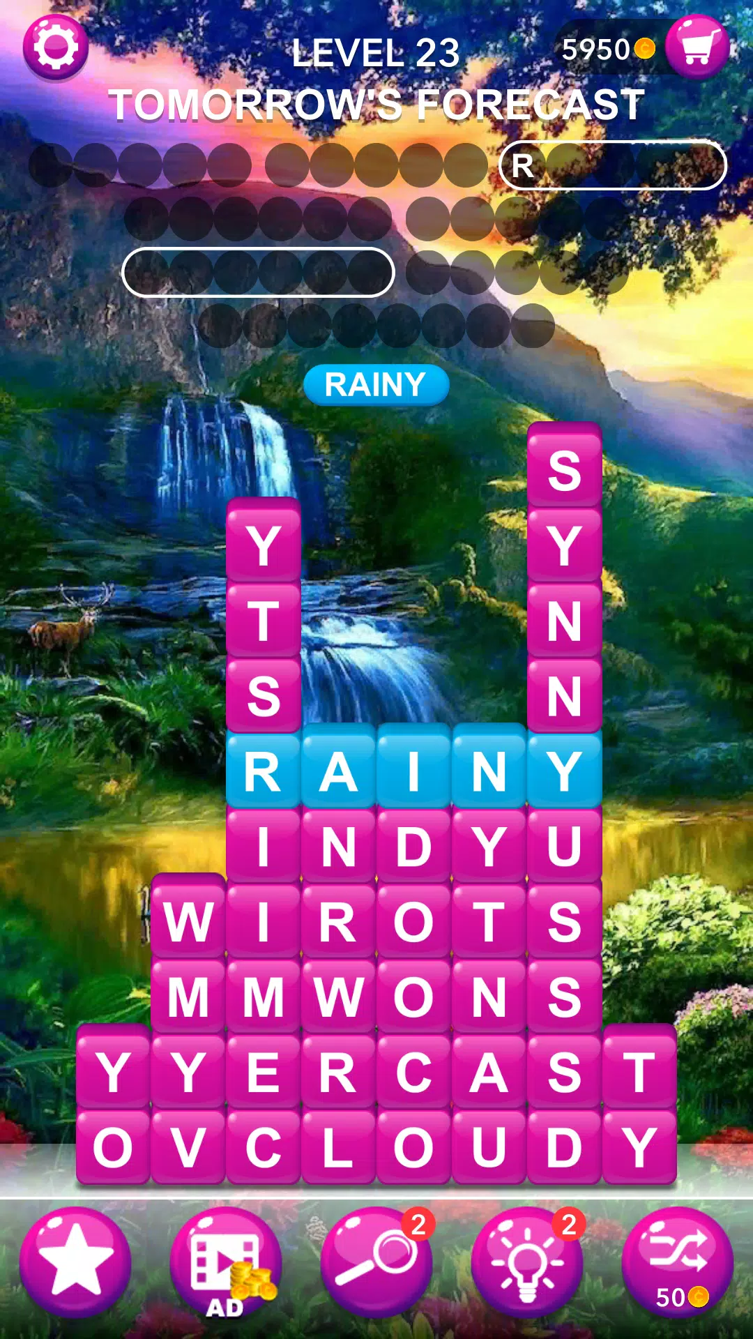 Word Tiles :Hidden Word Search Screenshot 2