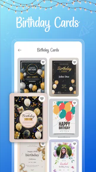 Stylish Invitation Card Maker ภาพหน้าจอ 2