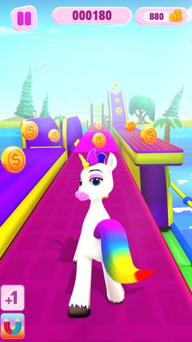 Unicorn Kingdom: Running Games Скриншот 2