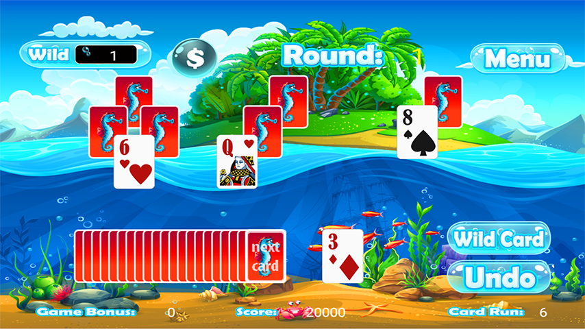 Tri Peaks Solitaire Classic स्क्रीनशॉट 2