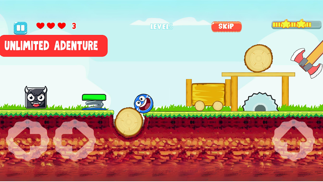 Ball V - Red Bounce Ball 5 Mod Zrzut ekranu 0